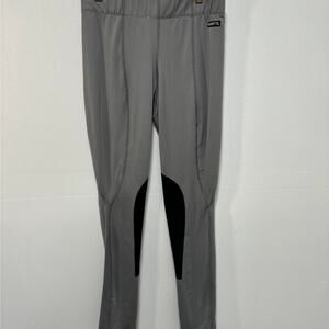 Kerrits Riding Pants Large Grey Performance Riding Tights